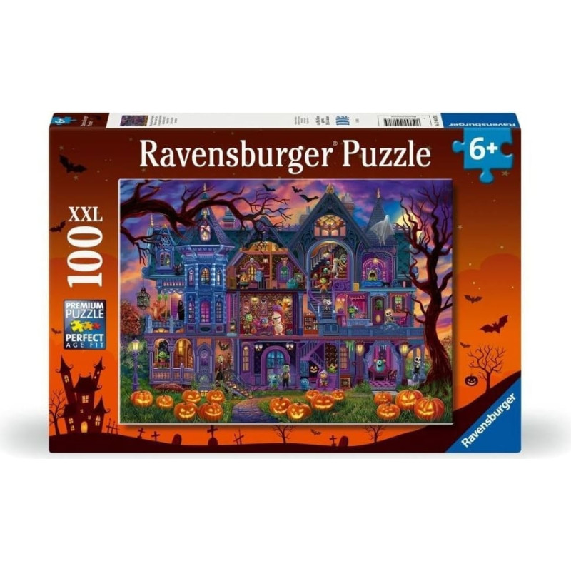 Ravensburger Puzzle dla dzieci 2D: Dom strachów 100el