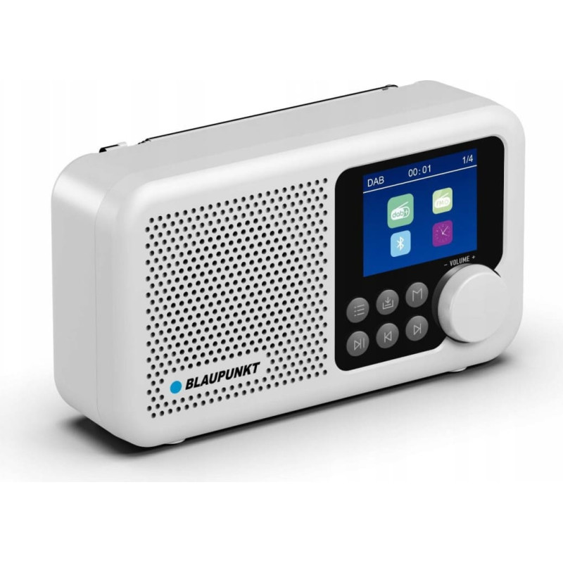 Noname RADIO DR 8WH CYFROWE BIAŁE AKUM. (DAB+/FM/RDS/BT/ZEGAR/ALARM)