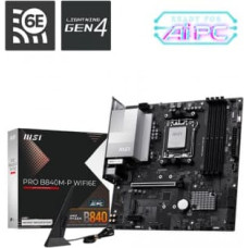 MSI Motherboard PRO B840M-P WIFI6E AM5 4DDR5 ATX