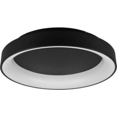 Trio Lampa sufitowa Trio LAMPA sufitowa GIRONA 671290132 Trio okrągła OPRAWA plafon LED 48W 2700K - 6000K metalowy czarny