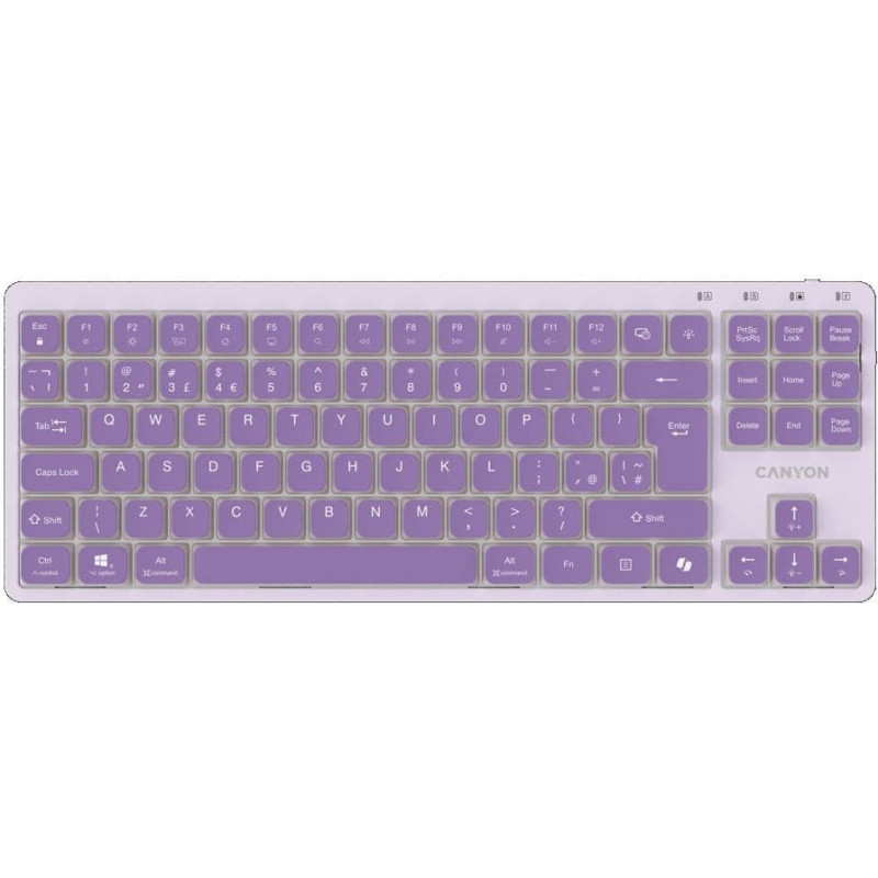 Canyon Keyboard OnType 10 Low Profile EN Wired Violet