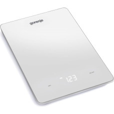 Gorenje KT10LBW White Countertop Rectangle Electronic kitchen scale