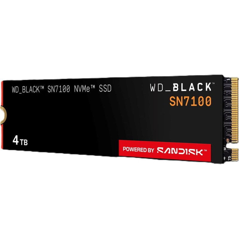 WD Western Digital Black SN7100 4 ТБ M.2 PCI Express 4.0 NVMe 3D TLC NAND