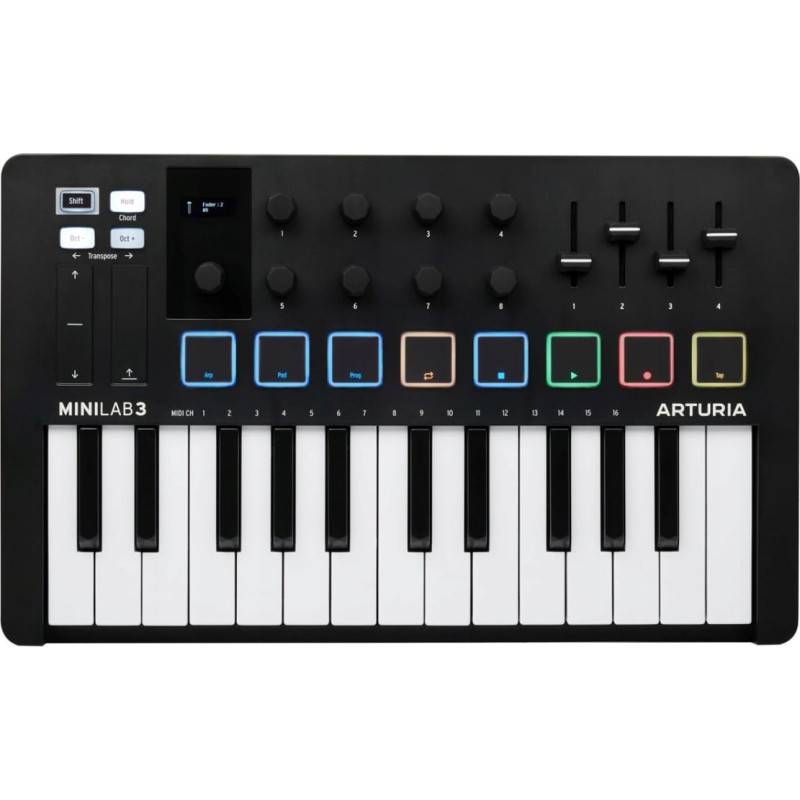 Arturia MiniLab 3 Black - Klawiatura sterująca MIDI