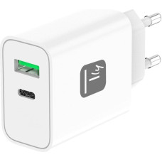 Techly Ładowarka sieciowa GaN USB-C 30W PD i USB-A 30W QC