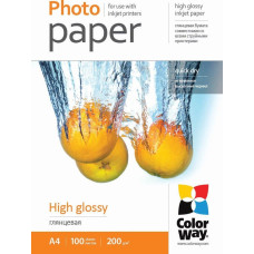 Colorway PG200100A4 papier fotograficzny A4 Biały Połysk