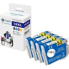 G&G Druckerpatronen 4er Set für Epson 18XL/ T1816 BK/C/M/Y