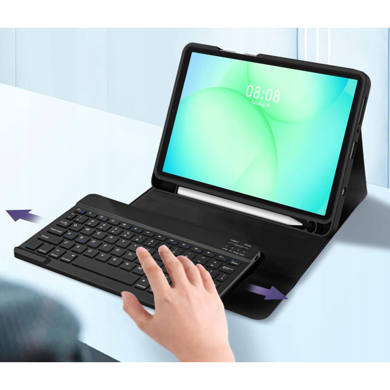 4Kom.pl TECH-PROTECT SC PEN + KEYBOARD GALAXY TAB A9 / A11 8.7 X110 / X115 / X133 / X135 BLACK