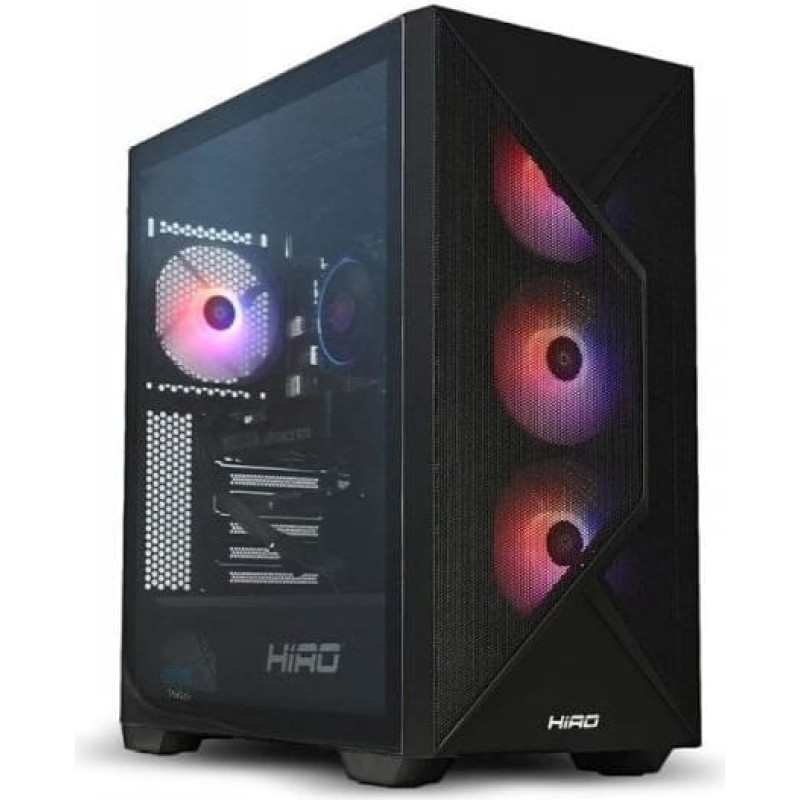 Hiro Komputer Hiro Komputer Hellcat AMD Ryzen 5 7500X3D, RTX 5050 8GB, 16GB RAM, 1TB SSD, WIFI, W11H