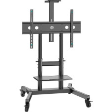 Onkron TS1891-B Pārvietojams, nolokāms statīvs televizoriem 50'-90', maks. 100 kg, melns