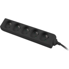 Lanberg Power strip for UPS 1.5 m black 5XPL