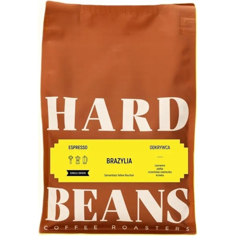Hard Beans Coffee Kawa ziarnista Hard Beans Coffee Kawa ziarnista Brazylia Samambaia 1kg