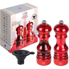 Peugeot Młynek do przypraw Peugeot Podium Młynek do pieprzu i soli 18 cm Duo Acryl rot