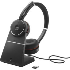Jabra Evolve 75 SE - UC stereo sistēma ar uzlādes statīvu
