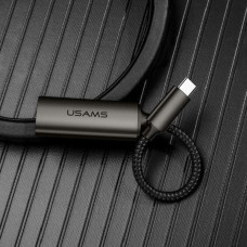 Usams Adapter USB Usams USAMS Adapter U22 USB-C - HDMI 4K HD 15cm czarny/black SJ282HD01 (US-SJ282)