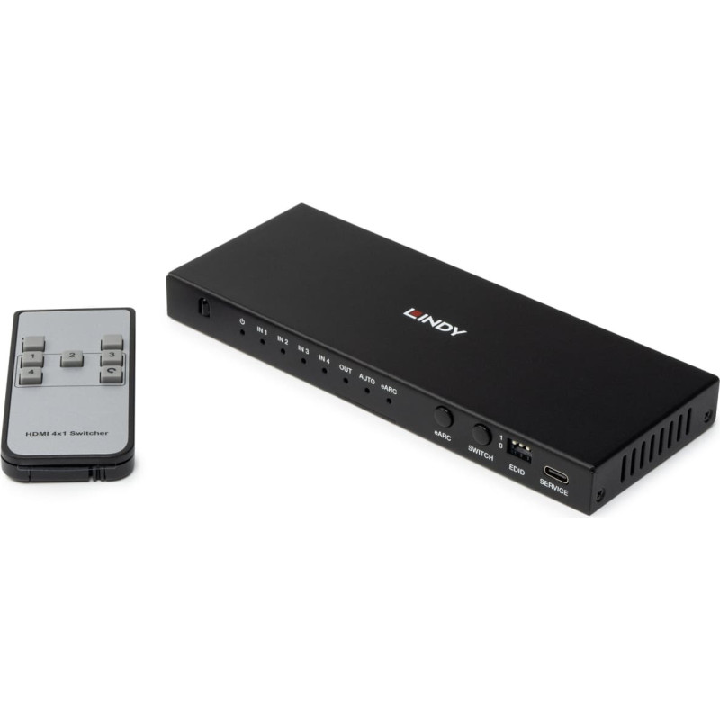 Lindy 4-portowy przełącznik HDMI 8K60 z eARC