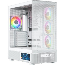 Modecom PC case Volcano AQ400 ARGB MIDI WHITE