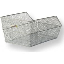Basil Kosz na tylny bagażnik BASIL CENTO + Mounting set for CENTO basket, stalowy srebrny
