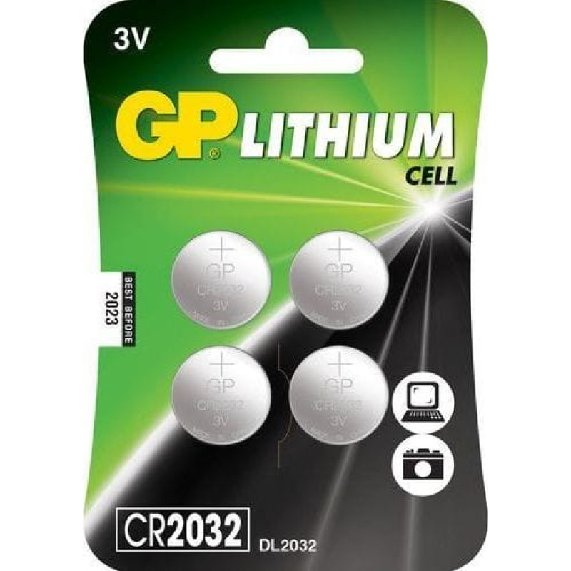 GP Bateria CR2032 4 szt.