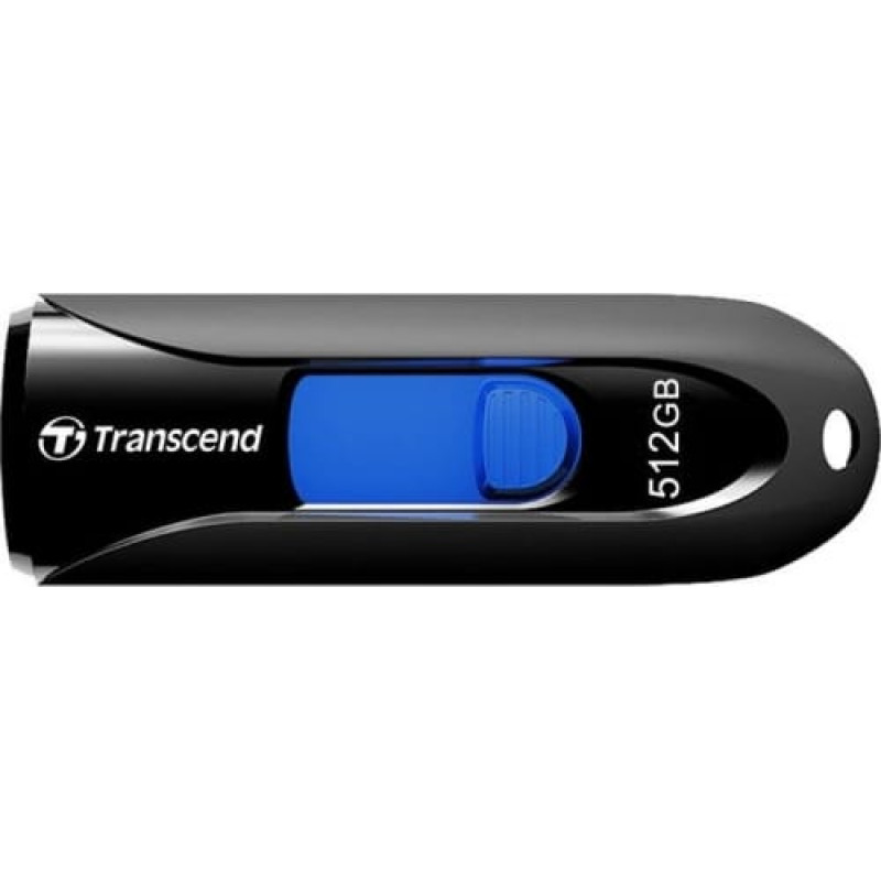 Transcend JetFlash 790K 512 GB (schwarz/blau, USB-A 3.2 Gen 1)