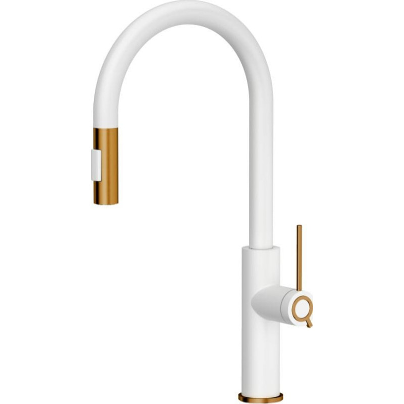 Quadron Bateria kuchenna QUADRON Jennifer Q Line Slim SteelQ stojąca biały (84818011)