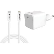 Sandberg Ładowarka Sandberg USB-C AC Charger +Lightning 1M