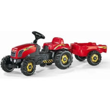 Rolly Toys Traktor Rolly Kid czerwony z przyczepą (5012121)