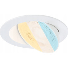 Paulmann Oprawa do wbudowania ANMUS LED DIM 5W 700lm 105mm 2700K-6500K IP20 230V biały / aluminium