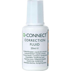 Qconnect Korektor w płynie z pędzelkiem 20ml (10szt)
