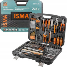Isma Zestaw narzędzi Isma Zestaw narzędzi 216el. 1/4
