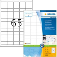 Herma Etykiety Premium A4, 38.1x21.2 mm , biały 6500 sztuk (4254)