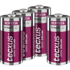 Tecxus RCR123 akumulator – 500 mAh,