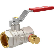 Arco Zawór kulowy do wody 1/2GW SENA VA30 ze spustem i odpowietrznikiem dźwignia Inox