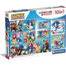 Clementoni CLE puzzle 10w1 SuperKolor Sonic 80508
