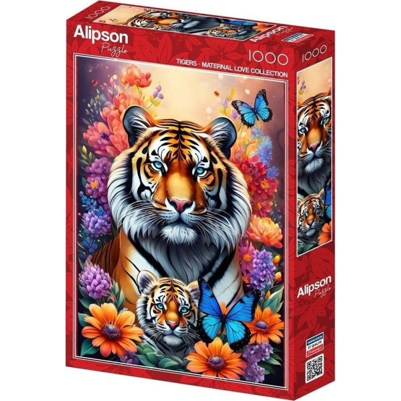 Krups Puzzle 1000 Matczyna miłość - Tygrysy
