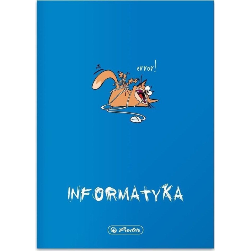 Herlitz Zeszyt A5/60K kratka Eco PP Informatyka (5szt)