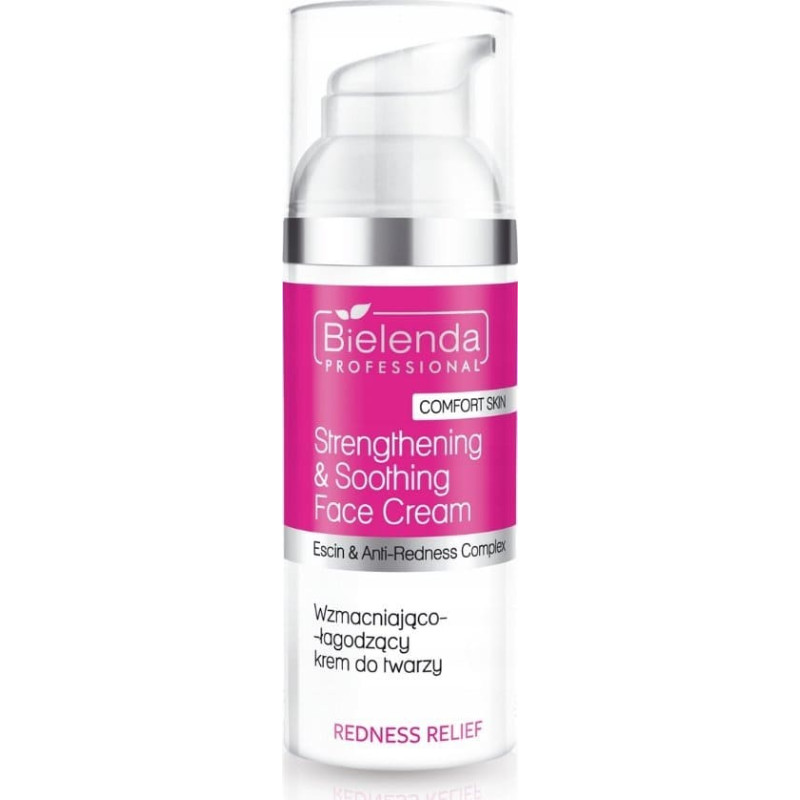 Bielenda PROFESSIONAL_Redness Relief wzmacniająco-łagodzący krem do twarzy na naczynka 50ml