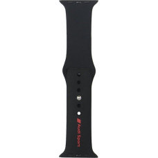 Tech-Protect Pasek Audi Sport Red Logo Silicone Watch Strap do Apple Watch 44/45/46/49mm czarny
