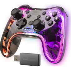 Mars Gaming MGP-24 Wireless game controller RGB / USB 2.4GHz / USB-C / X-input & D-input