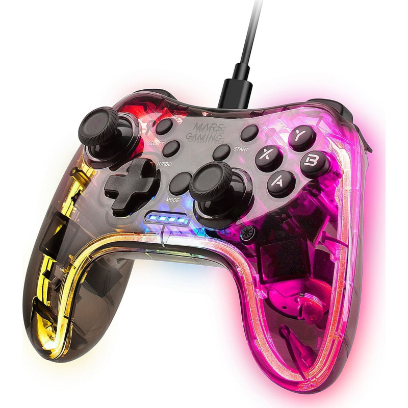 Mars Gaming MGP-C Gaming Controller RGB / USB-C / X-input & D-input