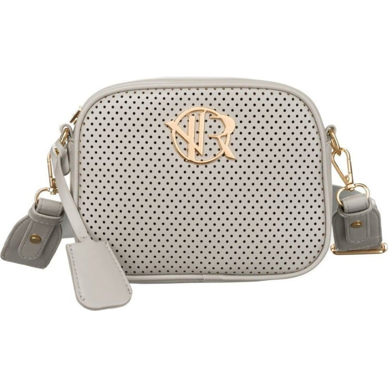 Rovicky Torba Rovicky Listonoszka ze skóry ekologicznej z ażurowym panelem - Rovicky NoSize