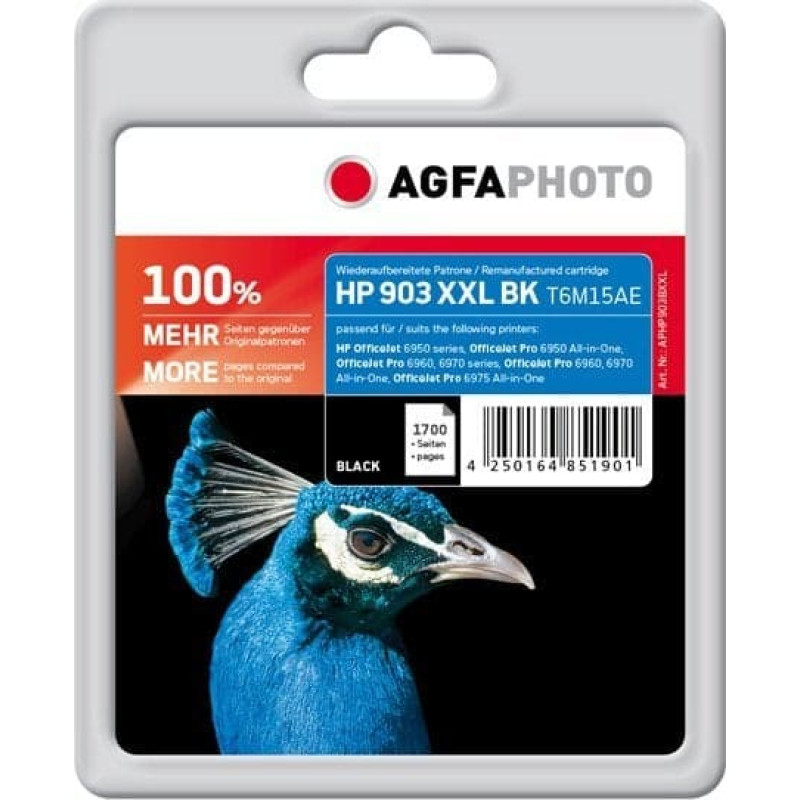Agfaphoto AgfaPhoto Patrone HP APHP903BXXL HP903XL T6M15AE black remanufactured