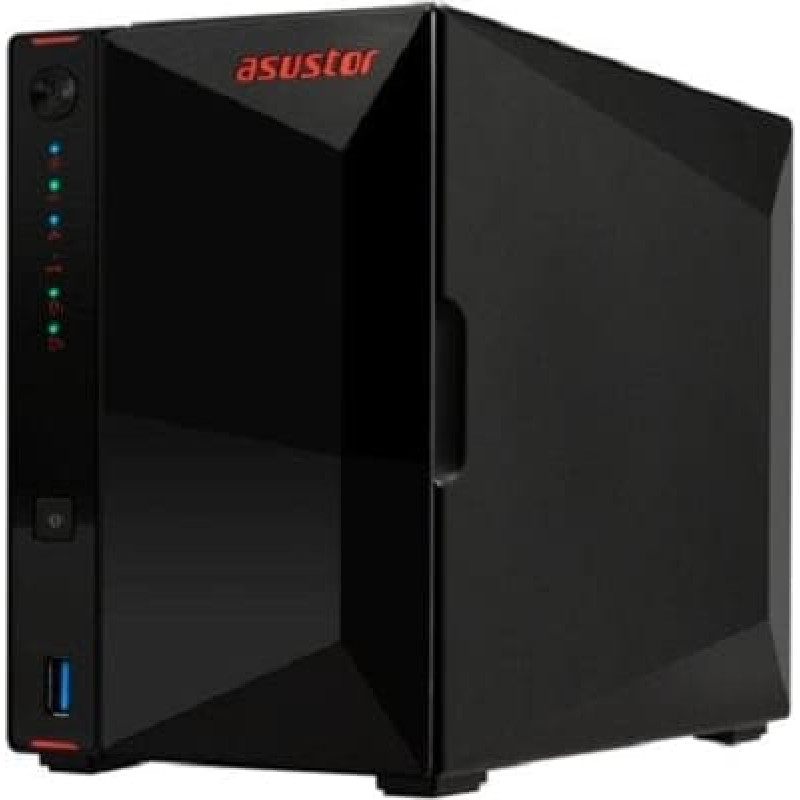 Asustor Serwer plików Asustor NIMBUSTOR 2 GEN2 AS5402T 2-bay, Intel Celeron N5105 Quad-Core 2.0GHz, 8GB RAM DDR4. 2x2.5 GbE LAN, 3x USB 3.2. HDMI 2.0B, 4 x M.2 NVMe