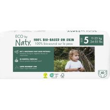 Eco By Naty diapers 5 Junior dydis, 40pcs