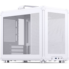 Jonsbo C6 MAX PC-Gehäuse, Mini-Gehäuse, Micro-ATX, Tempered Glass - weiß