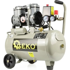 Geko Kompresor bezolejowy dwutłokowy 24L 980W (1)