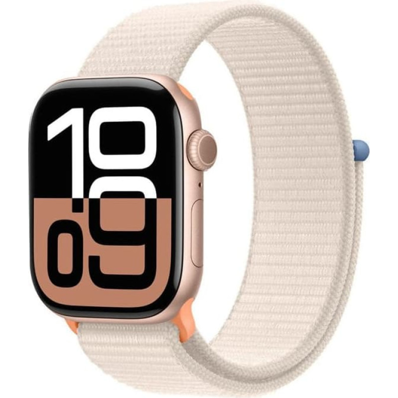 Crong Nylon - Pasek sportowy do Apple Watch 38/40/41/42 mm (Starlight)