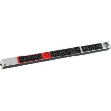 Bachmann BACHMANN IT PDU ALU 1HE 18x C13 3x styk uziemiony CEE 3x 16A czerwony