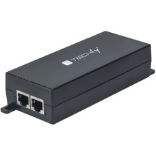 Techly Zasilacz PoE+ Gigabit, 1x RJ45 30W 802.3af/at