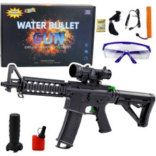 Leantoys Karabin Szturmowy Na Kulki Wodne Hydrożelowe Celownik Okulary Czarny 86cm LEAN Toys